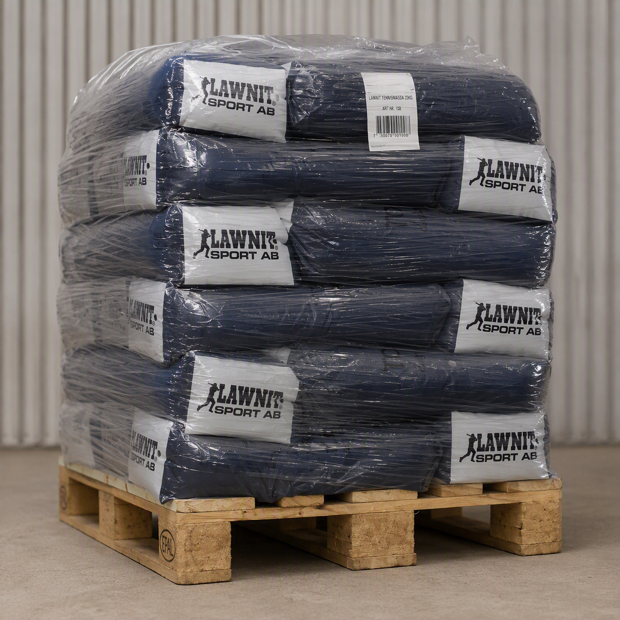 LAWNIT Tennismassa Småsäck, pall 39 x 25 kg