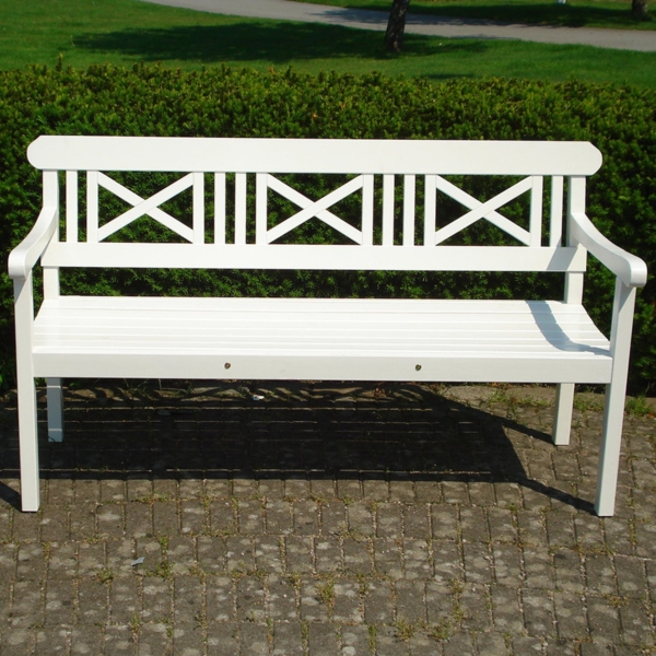 Bänk Holmsund vit
