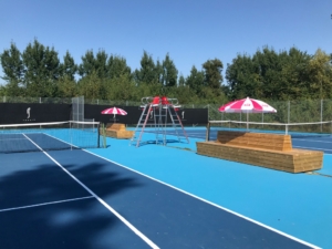 Långasands IF ordnade tennisbanor i toppskick
