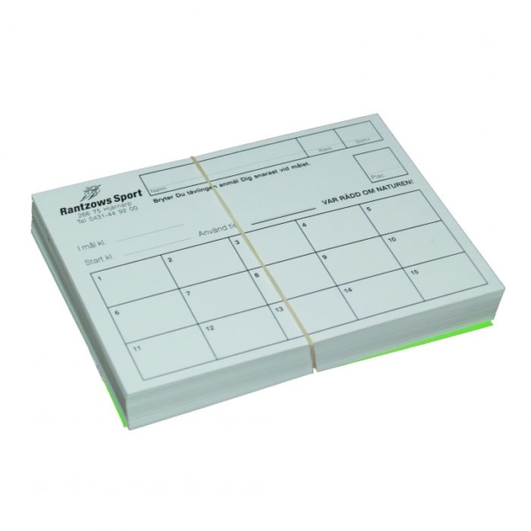 Startkort 100-pack