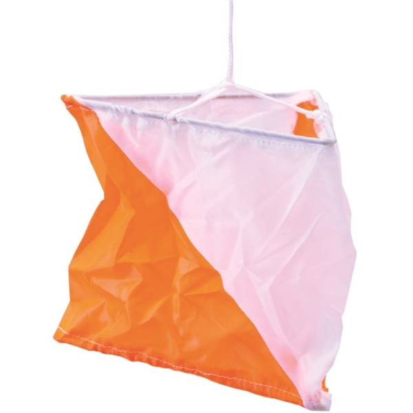 Orienteringsskärm i nylon färg/vit 30 X 30 cm
