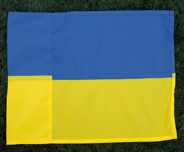 Hörnflagga Blå/Gul