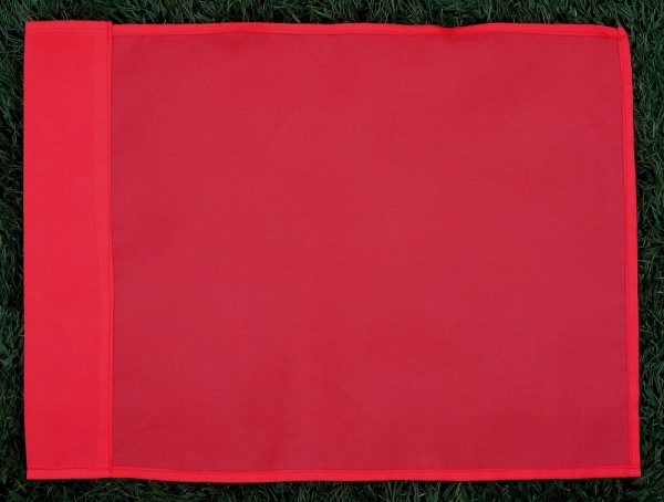 Hörnflagga röd, 22 mm