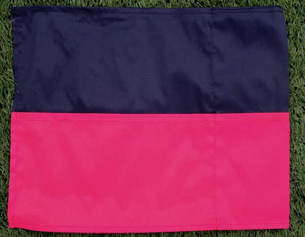 Hörnflagga Svart/Röd