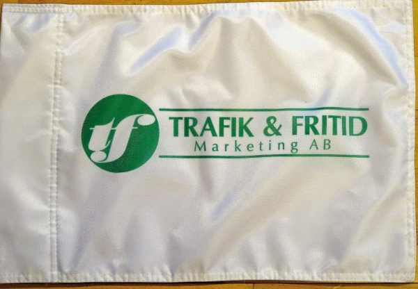 Hörnflagga med logo