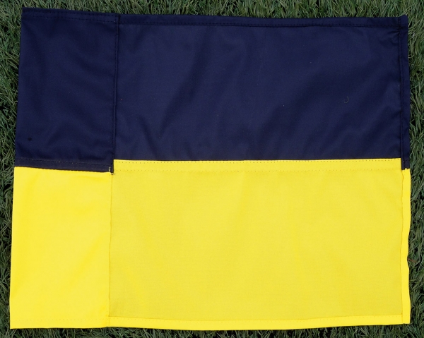 Hörnflagga Svart/Gul