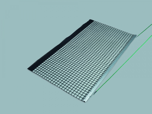 Släpnät Aluminium, PVC, enkelt