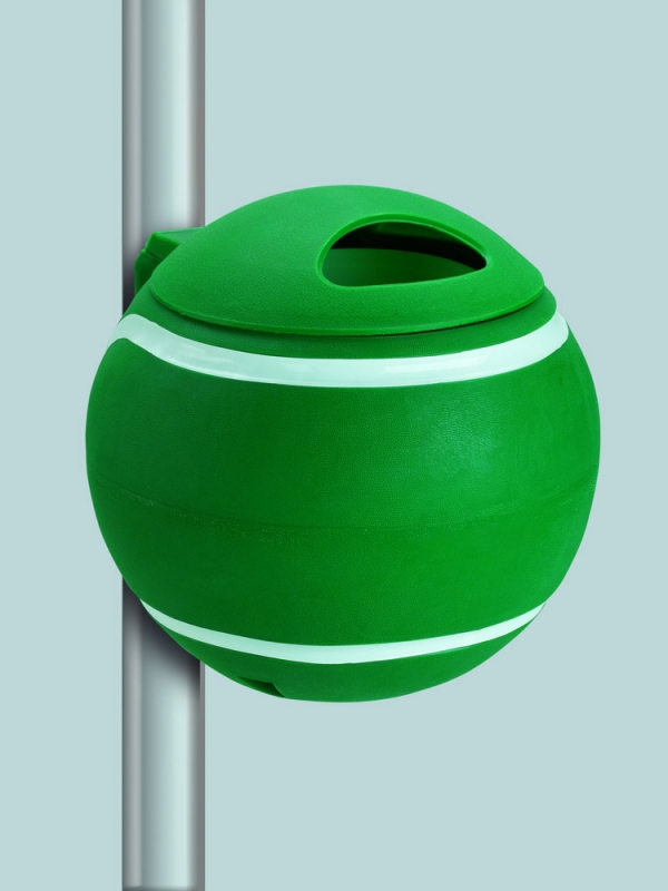 Papperskorg Tennisboll, grön